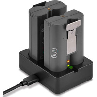 Ring Battery Charger, Dual Port Charging Station For Spotlight Cam Battery, Video Doorbell 2 & Stick Up (Ring Batteries Not Included) - By Dechiany