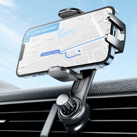 Esamcore Car Vent Phone Mount, Car Phone Holder Mount With Swing Arm Air Vent Clip Car Mount Cell Phone Holder Car For Iphone 16/15/ 14/13 Pro Max & All 4.7"" - 6.9"" Android Smartphone