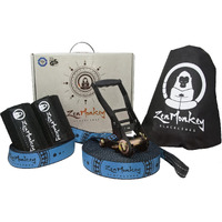 Zenmonkey Slackline Kit With Tree Protectors, Cloth Carry Bag And Instructions, 60 Foot - Easy Setup For The Family, Kids And Adults
