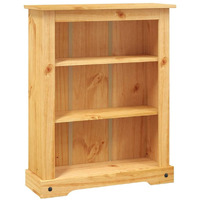 Vidaxl 4-Tier Freestanding Shelf Bookcase - Brown, Mexican Pine Corona Range, 31.9""X11.4""X59"", Farmhouse-Inspired, Resistant Pinewood, Easy Assembly