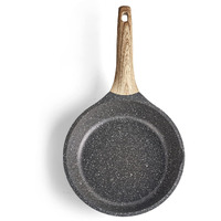 Caannasweis Nonstick Granite Frying Pan Skillet, Non Stick Omelette Fry Pans, Omelet Egg Pan, Stone Cookware Chef's Pan, Induction Compatible, Pfoa Free (Gray, 8 Inch)