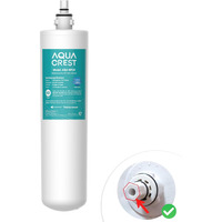 Aqua Crest Fqk1R, Gxulqk, Gxk140Tnn, Gxulqr, Under Sink Replacement Filter For Ge Gxk140Tnn And Gxulqk Systems, Reduces Lead, Chlorine & Other Impurities For Better Water, 2K Gallons (Pack Of 1)