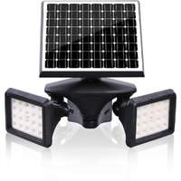 Emaner Motion Sensor Solar Light Outdoor, Dusk To Dawn Cordless Security Led Flood Light, 6000K Very Bright, Solar Powered Landscape Spotlights Waterproof For Garden/Driveway/Porch, (1-Pack)