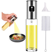 Olive Oil Sprayer For Cooking Oil Spritzer Mister For Air Fryer Glass Bottle For Vinegar Vegetable Oil Portable Kitchen Gadgets For Bbq/Pan/Salads/Baking (1)