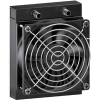 Clyxgs Water Cooling Radiator,12 Pipe Aluminum Heat Exchanger Radiator With Fan For Pc Cpu Computer Water Cool System Dc12V 120Mm Black