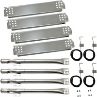 Direct Store Parts Dg262 Grill Burner 14 7/8"", Heat Plates 14.6"" X 4.2"", Igniter Kit Fits For Nexgrill 720-0830H,720-0888N/S,720-0783E,720-0830X, For Home Depot Nexgrill 4 Burner 720-0830H
