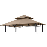 Mastercanopy Grill Gazebo Replacement Canopy Top For Model L-Gg001Pst-F (Beige)