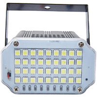 Strobe Lights Stage Light 36 Led Mini Disco Lights Flash Strobe Lighting With Sound Activated And Speed Control For Party Wedding Dj Disco Bars Ktv Lights (White)