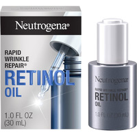 Neutrogena Retinol Face Oil .3% Concentrated, Rapid Wrinkle Repair, Daily Anti-Aging Face Serum To Fight Fine Lines, Deep Wrinkles, & Dark Spots, 1.0 Fl. Oz