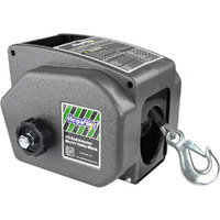 Megaflint Trailer Winch,Reversible Electric Winch, For Boats Up To 6000 Lbs.12V Dc,Power-In, Power-Out, And Freewheel Operations,30% Higher Winching Power Than Regular 6000 Lbs Winch (5000Lbs Marine)