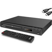 Megatek Region-Free Dvd Player For Tv With Hdmi, Cd Player For Home, Plays All Regions And Formats, Usb Port, Durable Metal Casing, Remote, Hdmi And Rca Cables Included