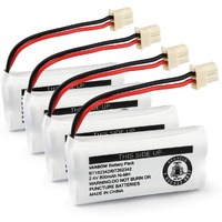 Vanbow Battery Bt162342 / Bt262342 Bt183342/Bt283342 Bt166342/Bt266342 2.4V 800Mah Battery Pack For Vtech Cs6114 Cs6419 Cs6719 At&T El52300 Cl80112 Vtech Cs6719-2 Cordless Handsets (Pack 4)