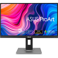 Asus Proart Display Pa278Qv 27    Wqhd (2560 X 1440) Monitor, 100% Srgb/Rec. 709 ?E < 2, Ips, Displayport Hdmi Dvi-D Mini Dp, Calman Verified, Anti-Glare, Tilt Pivot Swivel Height Adjustable, Black
