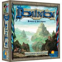Rio Grande Games Dominion 2Nd Edition | Deckbuilding Strategy Game For 2-4 Players, Ages 13+ | Updated Cards, Artwork, Streamlined Rules