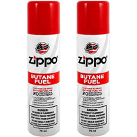 Zippo Butane Fuel 75 Milliliter / 2.5 Ounces (2-Pack)