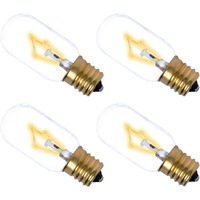 6912W1Z004B Light Bulb Compatible With Lg Frigidaire Kenmoree Whirlpooll Range Microwave, 4 Pack Kitchen Night Light 125V 30W E17 Base Light Bulbs