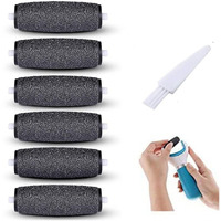 6 Extra Coarse Replacement Roller Refill Heads For Amope Pedi Perfect Electronic Foot File With Diamond Crystals