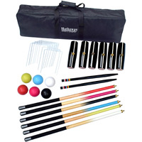 Hathaway Deluxe 6-Player Croquet Set Multi, 33.5""L X 9""W X 2.75""H