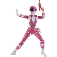 Hasbro Toys Power Rangers Lightning Collection 6"" Mighty Morphin Pink Ranger Collectible Action Figure Toy With Accessories