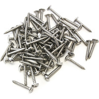 80 Piece Truss Head Screw Set For Dock Bumper Installation Marine Grade Stainless Steel 10 X 1-1/4 Inches Ss