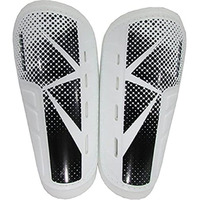 Vizari 'Vector' Slip-In Soccer Shinguards (White, Size M)
