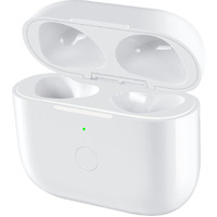 Wireless Charging Case Replacement Compatible With Airpod 3Rd Generation, Air Pod 3 Charger Case With Bluetooth Pairing Sync Button Without Earbuds, White
