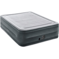 Intex Comfort Plush Elevated Dura-Beam Airbed With Internal Electric Pump, Bed Height 22"", Queen