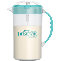 Dr. Brown's Baby Formula Mixing Pitcher With Adjustable Stopper, Locking Lid & No Drip Spout, Teal, Bpa Free, 36Oz, 1 Pack