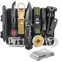 Survival Kit 14 In 1, Survival Gear And Equipment, Gifts For Men Dad Husband Him Valentines Day, Outdoor Fishing Hunting Camping Anniversary Birthday Gift Ideas For Him Teenage Boy Women
