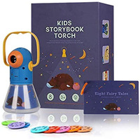 Matteobenni Kids Multifunctional Story Projector, Night Lights Projector Storybook Toy, Educational Toys Gifts For 3-12 Year Old Boys/Girls