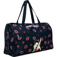 Betty Boop Large Duffel Bag, Durable Microfiber