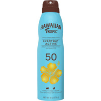 Hawaiian Tropic Everyday Active Clear Spray Sunscreen Spf 50, 6Oz | Hawaiian Tropic Sunscreen Spf 50, Sunblock, Oxybenzone Free Sunscreen, Spray On Sunscreen, Body Sunscreen Spray, 6Oz
