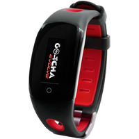 Go-Tcha Evolve Led-Touch Wristband Watch For Pokemon Go With Auto Catch And Auto Spin - Black/Red