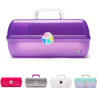 Caboodles On-The- Go Girl, Purple Jelly Sparkle, 1 Count (Pack Of 1)