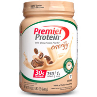 Premier Protein Powder, Cafe Latte, 30G Protein, 1G Sugar, 100% Whey Protein, Keto Friendly, No Soy Ingredients, Gluten Free, 17 Servings, 23.9 Ounce (Pack Of 1)