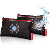 Zarpax Car Dehumidifier Bag 2 Pack | Absorbs Moisture, Damp, & Condensation On Windscreens & Car Interior | 100% Leakproof | Reusable Dehumidifier | Dashboard Dehumidifier & Car Condensation Remover