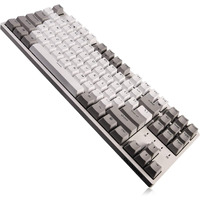 Durgod Taurus K320 Tkl Mechanical Gaming Keyboard - 87 Keys - Double Shot Pbt - Nkro - Usb Type C (Cherry Brown, White)