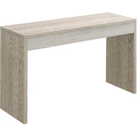 Convenience Concepts Northfield Hall Console Desk Table, Ice White
