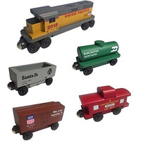 Whittle Shortline Railroad Union Pacific Railway Gp-38 Diesel 5Pc. Set - Wooden Toy Train Manufacturer