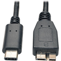 Tripp Lite 3Ft Usb 3.1 Gen 2 Usb-C To Micro-B Cable M/M 10 Gbps Fast Charge, Black