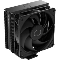Cooler Master Hyper 212 Black Cpu Air Cooler, Sickleflow 120 Edge Pwm Fan, Aluminum Top Cover, 4 Copper Heat Pipes, 152Mm Tall, Amd Ryzen Am5/Am4, Intel Lga 1851/1700/1200 Brackets