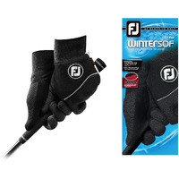Footjoy Men's Wintersof Pair Golf Glove Black Large, Pair