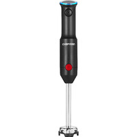 Chefman Cordless Portable Immersion Blender With One-Touch Speed Control - Quick Mix For Shakes, Smoothies, Soups, Dips, Sauces - Black - Stainless Steel Blades - Bpa-Free - Dishwasher Safe