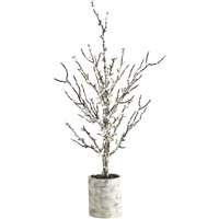 Nearly Natural 24In. Snowed Twig Artificial Tree In Decorative Planter