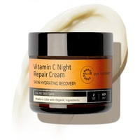 Eve Hansen Vitamin C Night Cream 2 Oz - Hydrating Moisturizer With Vitamin E For Face & Neck - Gentle Citrus Scent, Non-Greasy, For All Skin Types