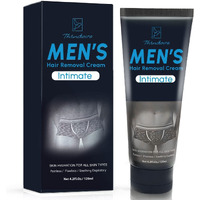Intimate/Private Hair Removal Cream For Men, For Unwanted Male Hair In Private Area, Effective & Painless Depilatory Cream, Suitable For All Skin Types