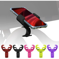 Black Harp Silicone Bike Phone Holder Designed For Peloton And Exercise Bike- Cell Phone Mount For Stationary Exercise Bike Accessories