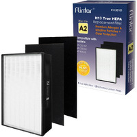 Flintar Type A2 True Hepa Replacement Filter, Made In Taiwan, Compatible With Filtrete Room Air Purifier Fap-C02-A2, Fap-C03-A2, Fap-T03-A2, Fap-Sc02L, Part # 1150101, Filter A2, 1-Pack
