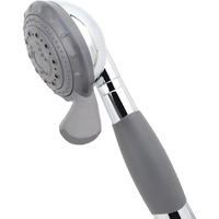 Yoo.Mee Ada Handheld Shower Head- For Elderly, Parkinson, Arthritis Or People Disabled In Action-W/Extra-Large Silicone Switching Device-W/Comfortable Grip Handle-W/Pause Setting-W/Soft Water, Chrome