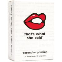 That's What She Said Game - Second Expansion Adults Only